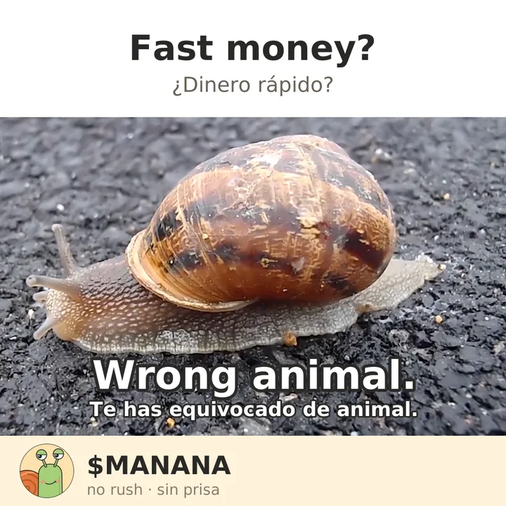 Fast money? Wrong animal.