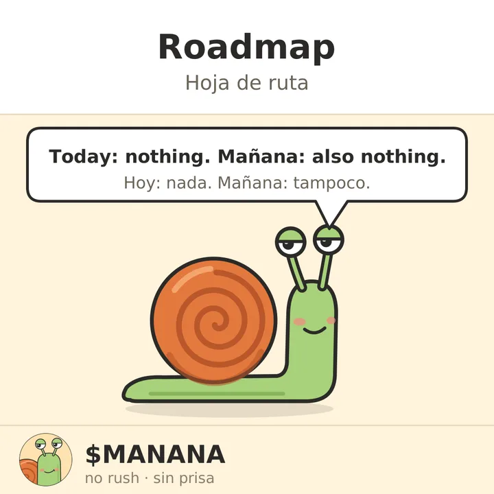 Roadmap: today nothing, mañana also nothing.